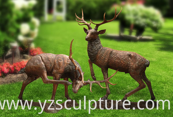 life size elk statue 